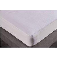 The Linen Consultancy 'TLC 5 Star Hotel Concept' Terry Twin Pack Waterproof PU Mattress Protector in White | Size: Single