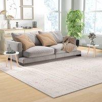 HOMCOM Bedside Round Table with Solid Wood Legs Sofa End Side in White