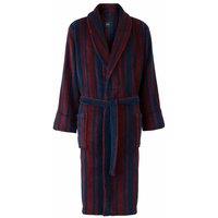 Savile Row Company London Men Super Soft Striped Fleece Dressing Gown | Size: Small