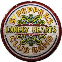The Beatles Sgt Pepper Drum Patch Fridge Magnet in White
