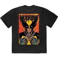 Marvel Wolverine Claws T-Shirt in Black | Size: X-Large