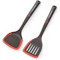 Morphy Richards Slotted and Solid Turner Utensil Utensil Set in Black