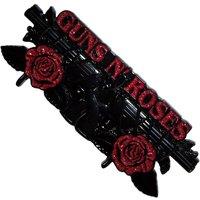 Guns N Roses Vintage Pistols Fridge Magnet in Black