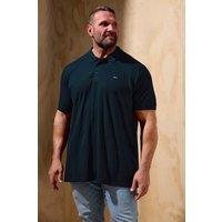 BadRhino Men Short Sleeve Polo Shirt in Dark Navy | Size: 7-8X-Large