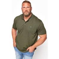 BadRhino Men Short Sleeve Polo Shirt in Light Khaki | Size: Medium