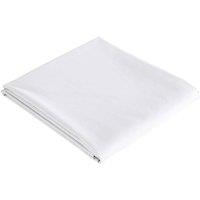 CHRISTY 200TC 100% Organic Cotton Flat Sheets in White | Size: Super King Flat