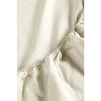 CHRISTY 200TC 100% Organic Cotton Fitted Sheets in Beige | Size: Super King Fitted