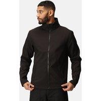 Regatta Men 'Ablaze' Printable Softshell Jacket in Jet Black | Size: Small