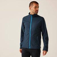Regatta Men 'Ablaze' Printable Softshell Jacket in Bright Blue | Size: X-Large