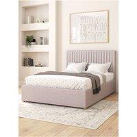 Aspire Grant Electric Adjustable Bed Upholstered in Eire Linen Fabric with Pocket Sprung Mattress UK Made in Grey | Size: Single