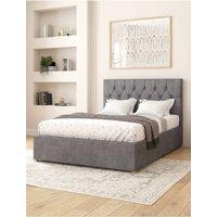 Aspire Olivier Electric Adjustable Bed Upholstered in Plush Velvet Fabric with Pocket Sprung Mattress UK Made in Grey | Size: Super King