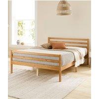 Aspire Alpine Bed Frame in Light Oak | Size: King