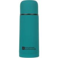 Mountain Warehouse Double Walled Flask Rubber Leak Proof Lid Insulated Thermos in Teal