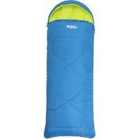 Mountain Warehouse 'Summit' Lightweight Warm Outdoor Mini Zip Up Square Sleeping Bag in Cobalt
