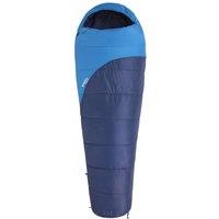 Mountain Warehouse Summit 300 Square Sleeping Bag Insulated Two Way Zip Camp Bed in Cobalt