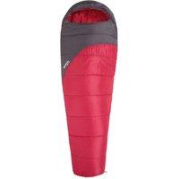 Mountain Warehouse Summit 300 Square Sleeping Bag Insulated Two Way Zip Camp Bed in Dark Red