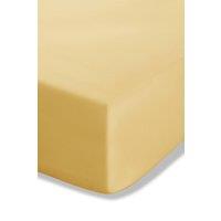 Catherine Lansfield 'Easy Iron Percale' Combed Polycotton 35cm Depth Sheet in Yellow | Size: Super King Fitted