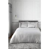 Catherine Lansfield 'Sequin Cluster' Duvet Set in Silver | Size: Double
