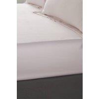 Catherine Lansfield 'Silky Soft Satin' 30cm Depth Sheet in Pink | Size: Super King Fitted