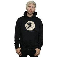 Disney Men Tinkerbell Moon Cropped Hoodie in Black | Size: 2X-large