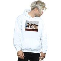 Friends Men Group Photo Milkshakes Hoodie in White | Size: 2X-large