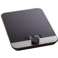 KitchenAid Digital Glass Top Kitchen Scale, 5000g Dry / 5000ml Liquid Capacity in Black