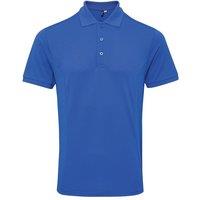 Premier Men Coolchecker Plus Pique Polo With CoolPlus in Royal | Size: 6X-Large