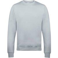 AWDis Just Hoods Crew Neck Plain Sweatshirt (280 GSM) in Grey | Size: 4X-Large