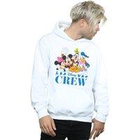 Disney Men Mickey Mouse Friends Hoodie in White | Size: 5X-Large