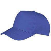 Result Men Core Boston 5 Panel Printers Baseball Cap Pack of 2 in Royal