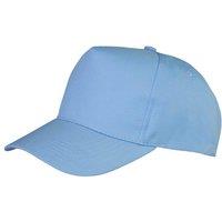 Result Men Core Boston 5 Panel Printers Baseball Cap Pack of 2 in Blue