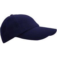 Result Men Low Profile Heavy Brushed Cotton Baseball Cap Pack of 2 in Navy