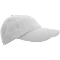 Result Men Low Profile Heavy Brushed Cotton Baseball Cap Pack of 2 in White