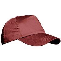 Result Men Plain Baseball Cap Pack of 2 in Burgundy