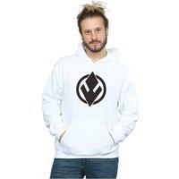 Disney Men Star Wars The Rise Of Skywalker Sith Logo Hoodie in White | Size: large