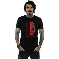 Disney Men Star Wars The Rise Of Skywalker Sith Trooper Helmet T-Shirt in Black | Size: 4X-Large