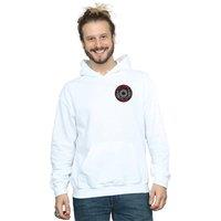 Disney Men Star Wars The Rise Of Skywalker First Order Forces Breast Print Hoodie in White | Size: large