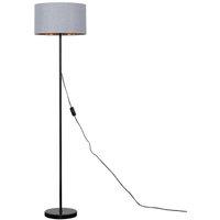 ValueLights Modern Stem Black Floor Lamp