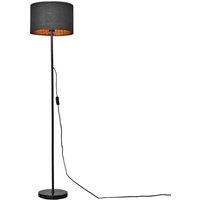 ValueLights Charlie Black Floor Lamp