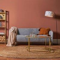 ValueLights Curva Black Floor Lamp