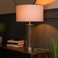 https://www.burton.co.uk/product/valuelights-balan-glass-and-brushed-chrome-table-lamp-with-fabric-drum-lamp-shade_p-efe80134-7b9c-4eba-a5a6-10872bb28b7a?colour=Pale%20Grey&size=One%20Size