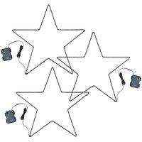 ValueLights 3 Pack Black Outdoor Decorative Light