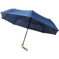 Avenue Men Bo Foldable Auto Open Umbrella in Navy