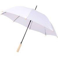 Avenue Men Alina 23 Inch Auto Open PET Umbrella in White