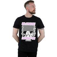 Blondie Men Checked Eat To The Beat T-Shirt in Black | Size: Small