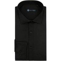Paul Andrew Men Classic Dress Shirt Double Cuff Cutaway Collar Formal in Black | Size: X-Small