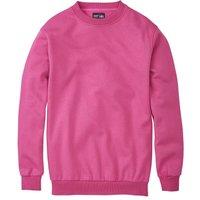 Cotton Traders Men Crew Neck Sweatshirt in Cerise | Size: 2X-large