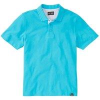 Cotton Traders Men Short Sleeve Polo Shirt in Light Blue | Size: X-Small