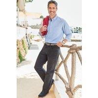 Cotton Traders Men Stretch Cord Jeans in Charcoal | Size: 46X-Large