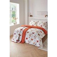 Cotton Traders Butterfly Trellis Bedspread in Orange